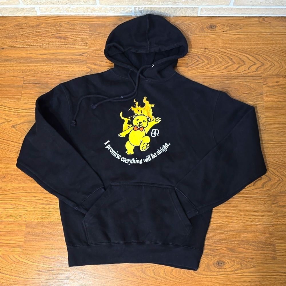 AJR BUMMERLAND I PROMISE EVERYTHING WILL BE ALRIGHT DANCING BEAR HOODIE